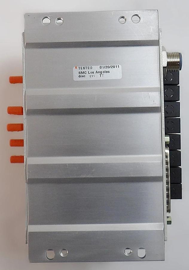 Used SMC EX160-SDN1A 8-Port Pneumatic Manifold AMAT 0190-13033 Lot of 2 Working
