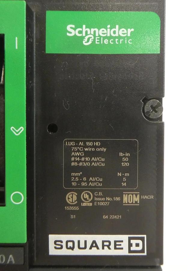 Schneider Electric HGF36050 Circuit Breaker PowerPacT Square D New Surplus