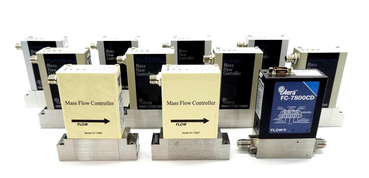 Used Aera FC-DN780C Mass Flow Controller MFC FC-7800CD Reseller Lot of 11 Working