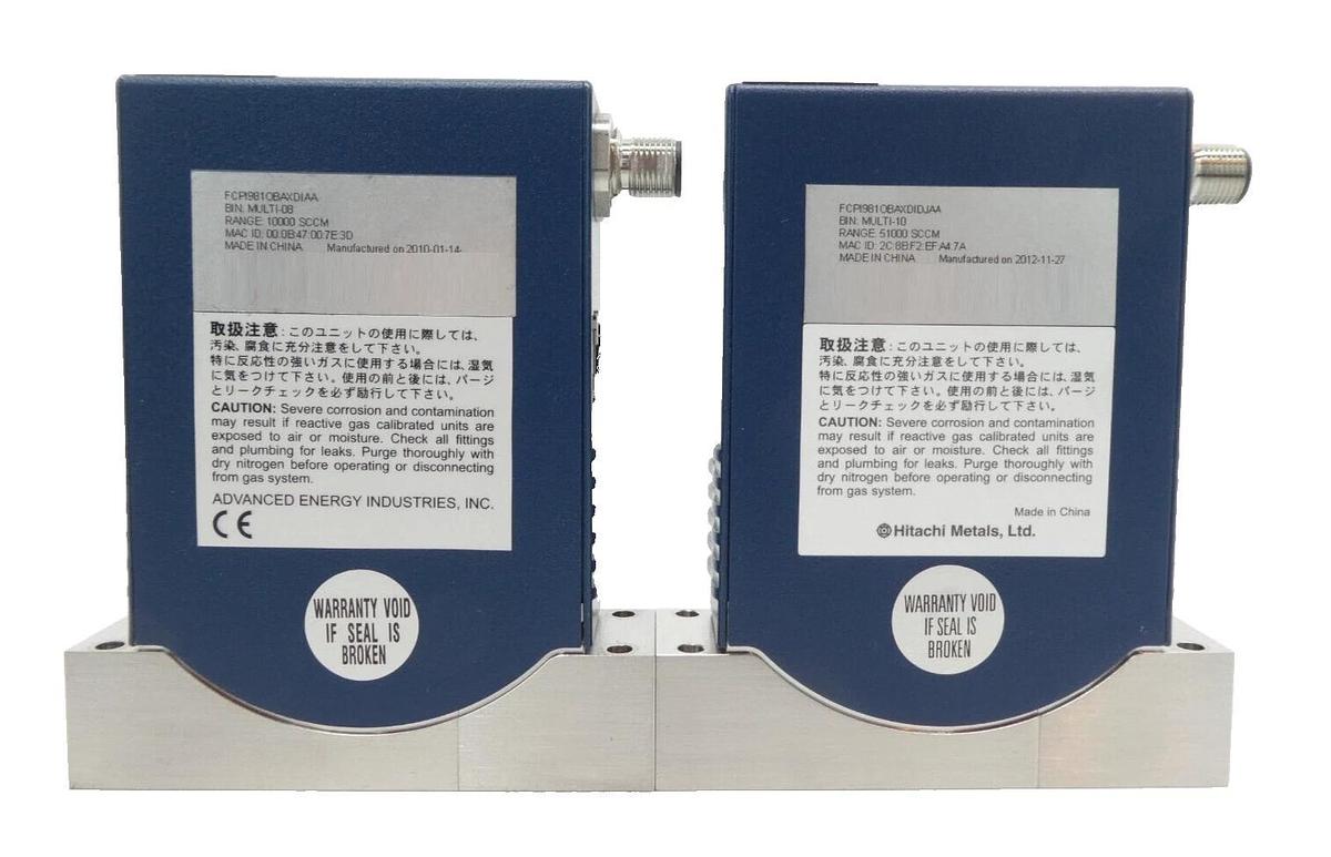 Used Aera PI-98 Series Mass Flow Controller MFC H2 Reseller Lot of 11 Working Surplus