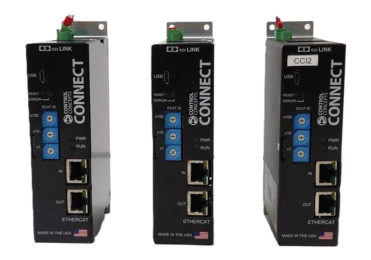 Used Control Concepts FG-X-C-10-E104 DeviceNet Connect Gateway Lot of 3 Working