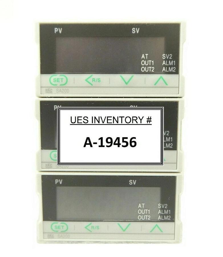 Used RKC FK02-M*AN-NN Digital Temperature Controller SA200 Lot of 3 TEL Trias Working