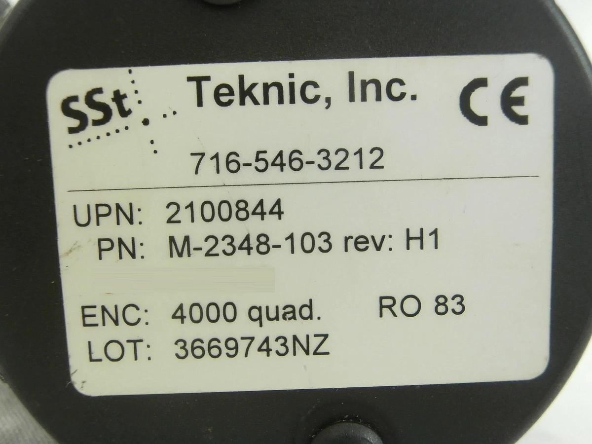 Used Teknic M-2348-103 Servo Motor 4000 Quad SSt Delta Design 2100844 Summit ATC Used