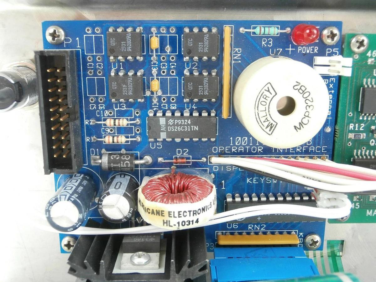 Used Cryco 100111 Wafer Loader Operator Interface PCB Assembly No Key Used Working
