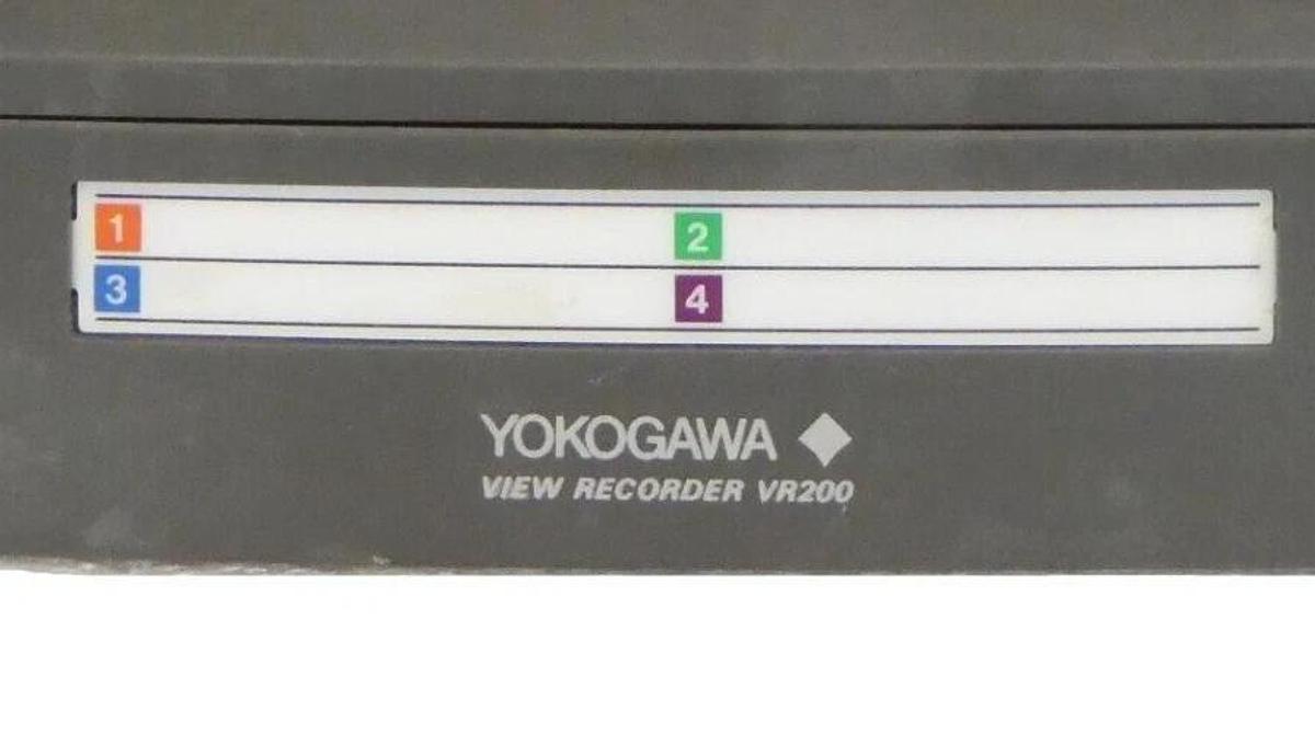 Used Yokogawa Electric VR200 Industrial Wide View Recorder Spare Surplus