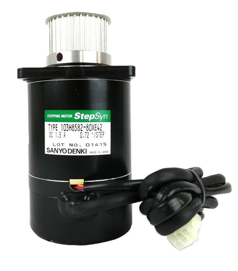 Sanyo Denki 103H8582-80XE42 DC Stepping Motor StepSyn TEL TS3386-001134-11 New