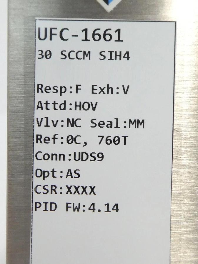 Refurbished Celerity UNIT UFC-8160 UFC-1661 Mass Flow Controller MFC Lot of 7 Refurbished