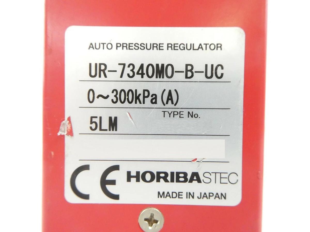 Used Horiba STEC UR-7340M0-B-UC Auto Pressure Regulator UR-7340B Lot of 6 Working