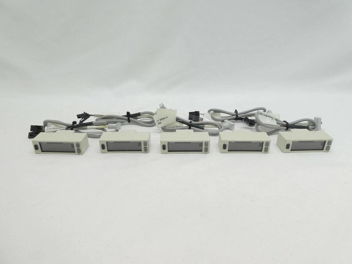 Used CKD FSM2-D-PV-1-P70 Digital Flow Sensor RAPIDFLOW Lot of 5 Working Surplus