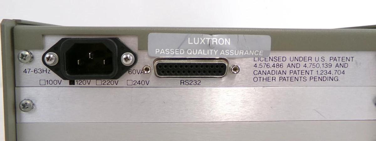 Used Luxtron M-100 Optical Fiber Temperature Controller 100C AMAT 0190-35236 Working