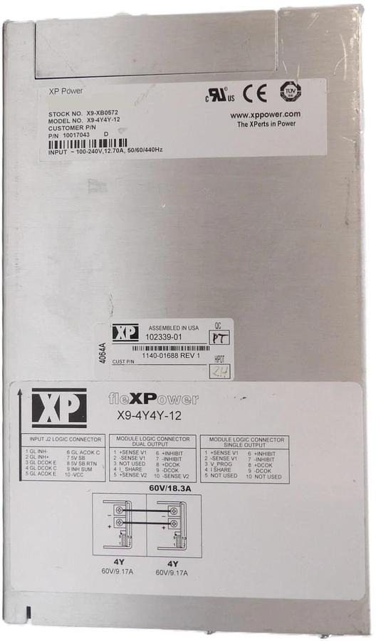 XP Power X9-XB0572 Power Supply fleXPower X9-4YAY-12 10017043 New