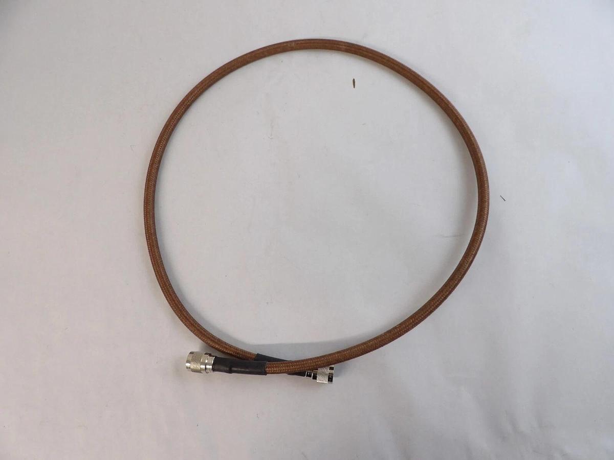 Used Novellus Systems 38-360340-00 RF Coaxial Cable 4 Foot Reseller Lot of 4 Working