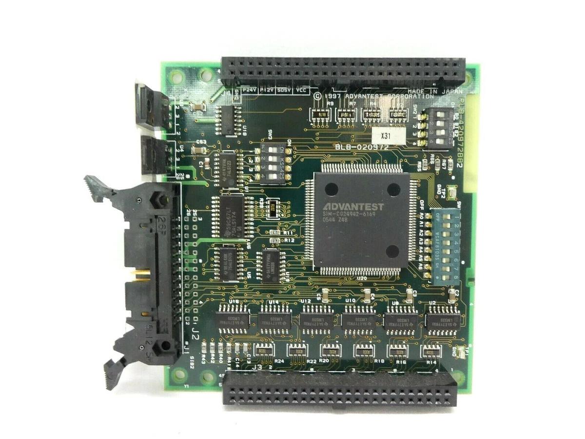 Used Advantest BLB-020972 I/O Connector Board PCB PLB-420972BB2 BLB-027895 M4542AD