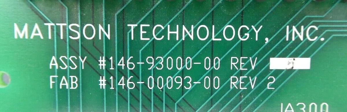 Used Mattson Technology 146-93000-00 Analog Filter PCB Rev. 5 Working Surplus