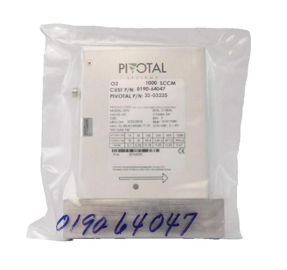 Pivotal 32-03225 Mass Flow Controller MFC 1000 SCCM O2 AMAT 0190-64047 New Spare