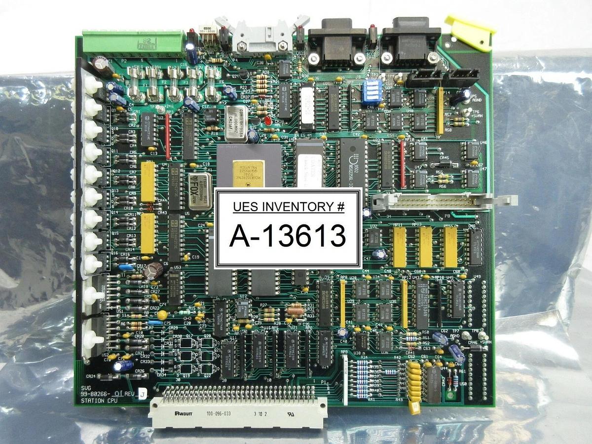 Used SVG Silicon Valley Group 99-80266-01 Coater Station CPU PCB Card Rev. J 90S Used