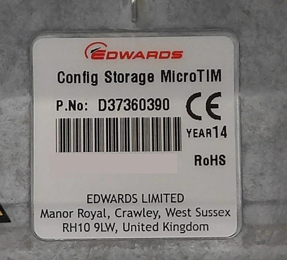 Used Edwards D37360390 Vacuum Pump Configuration Storage MicroTIM Module Working