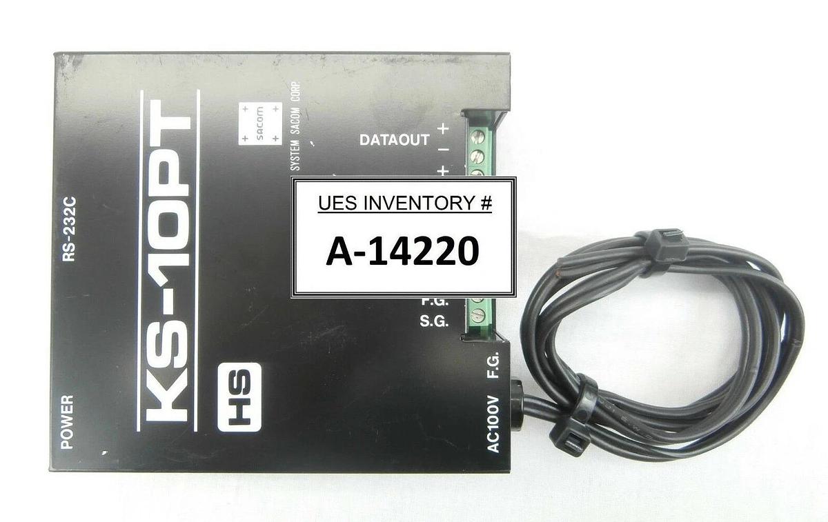 Used System Sacom KS10PTHS P-Panel Data Converter Unit XRC KS-10PT HS Used Working