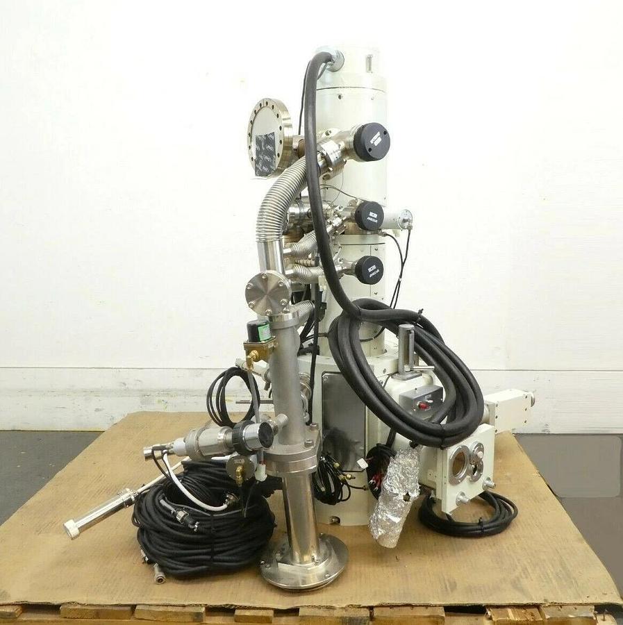 Used JEOL JSM-6300F SEM Scanning Electron Microscope Column Assembly Untested Surplus