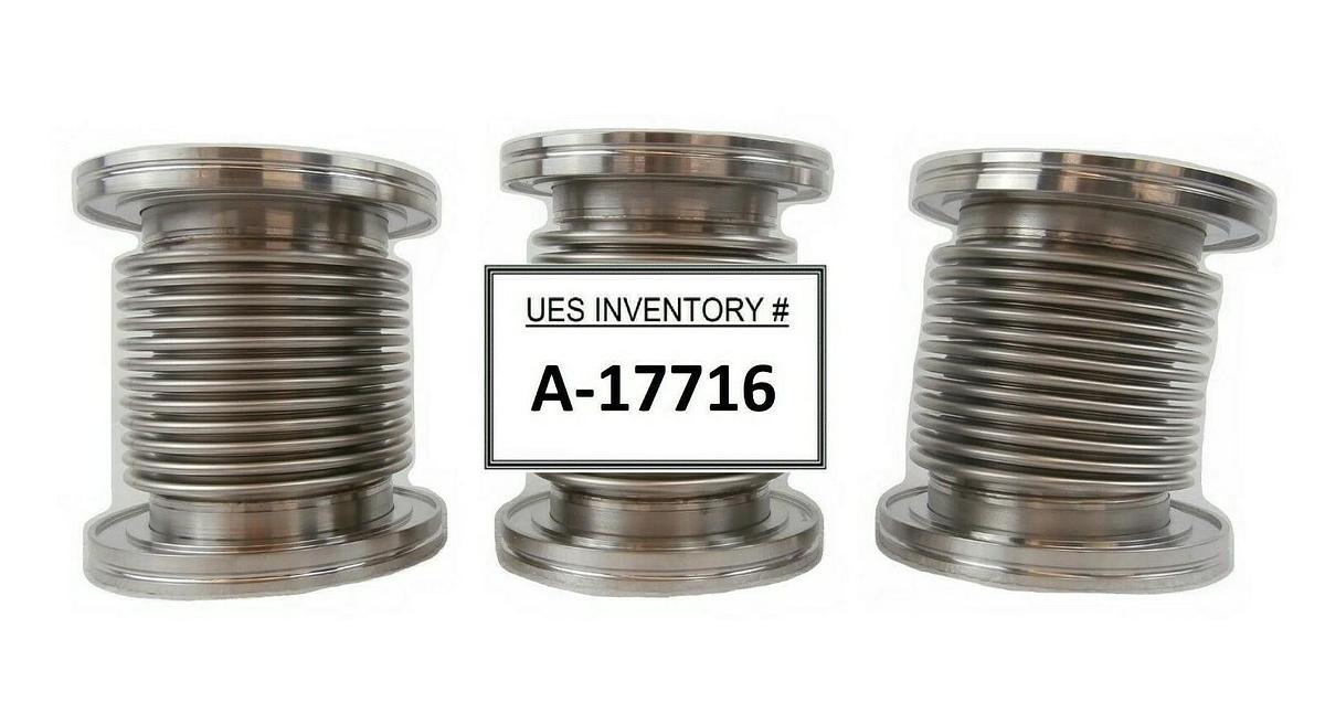 Used Edwards ISO80 High Vacuum Flexible Bellows 5" Reseller Lot of 3 Working Spare