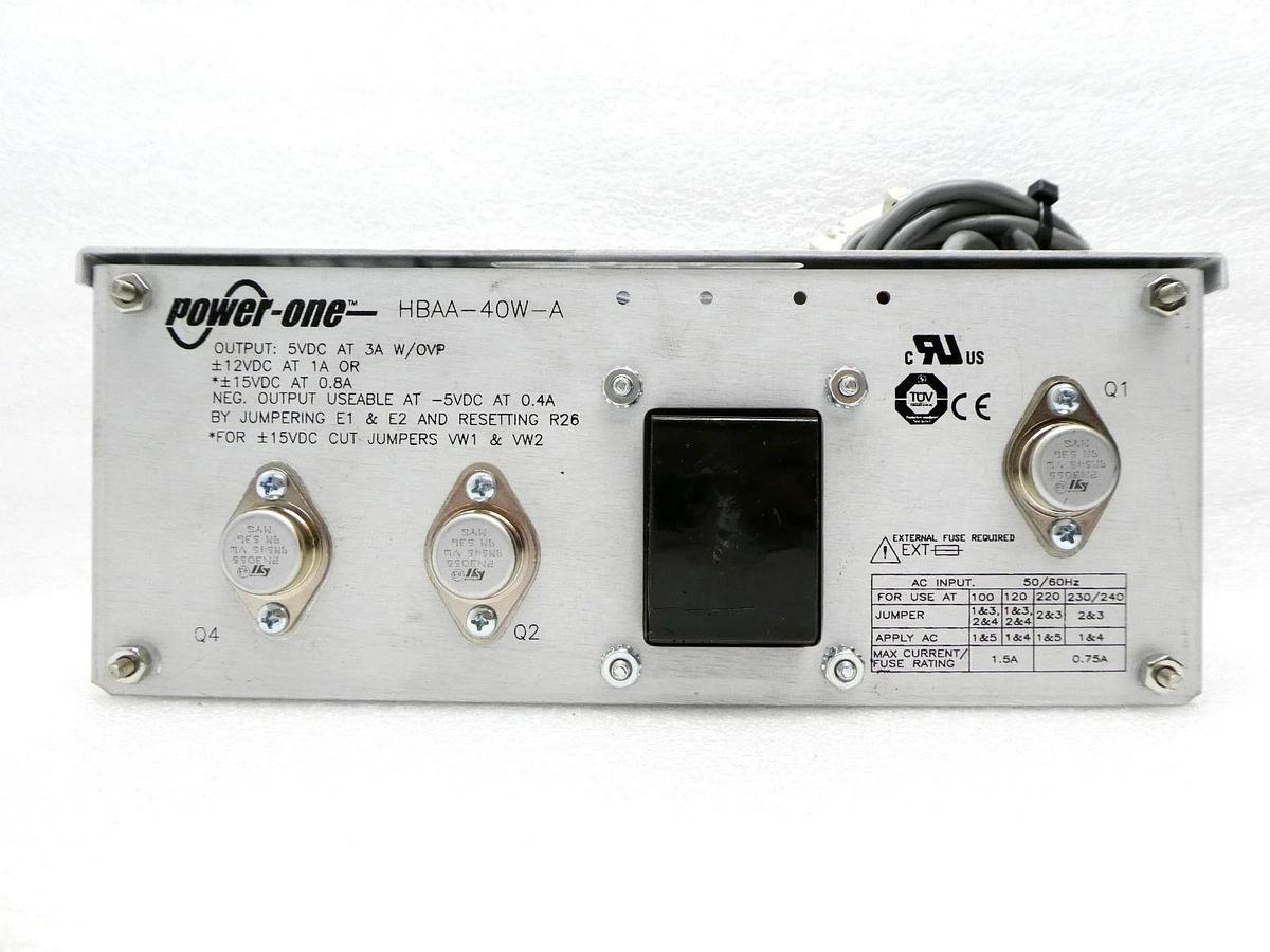 Used Power-One HBAA-40W-A Power Supply Delta Design 1947972-001 Summit ATC Used
