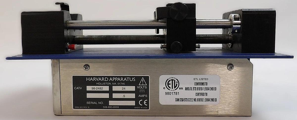 Used Harvard Apparatus 98-2482 Spectrometer Syringe Pump Working