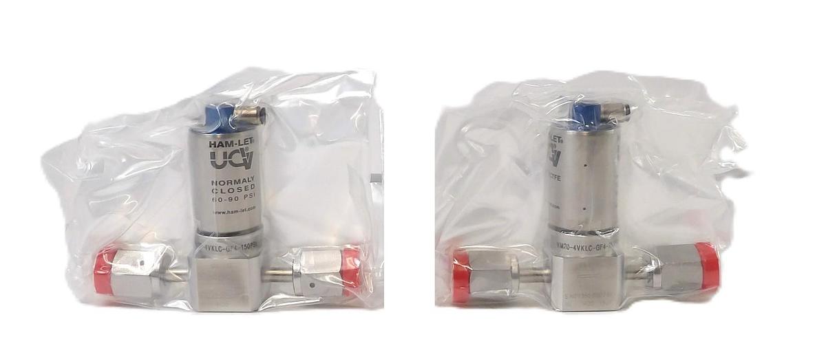 Used Ham-Let HM20-4VKLC-GF4 Diaphragm Valve Lot of 2 New