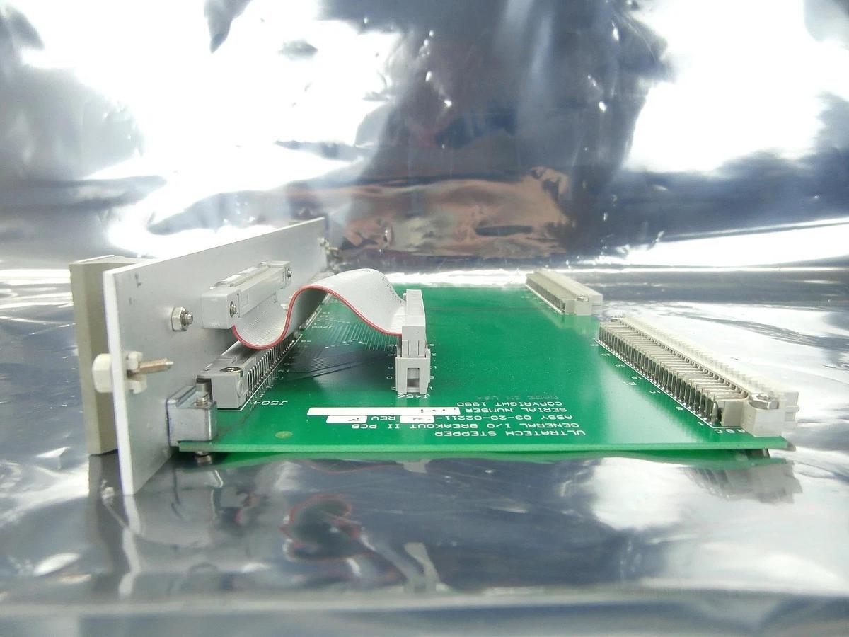 Used Ultratech Stepper 03-20-0221-02 General I/O Breakout II PCB Card Used Working