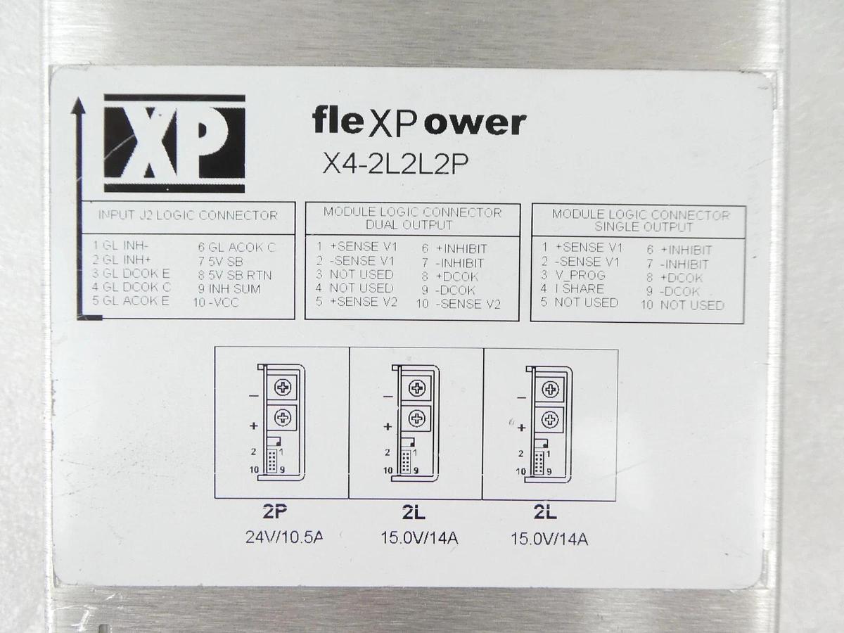 Used XP Power X4-2L2L2P Power Supply fleXPower Working Surplus