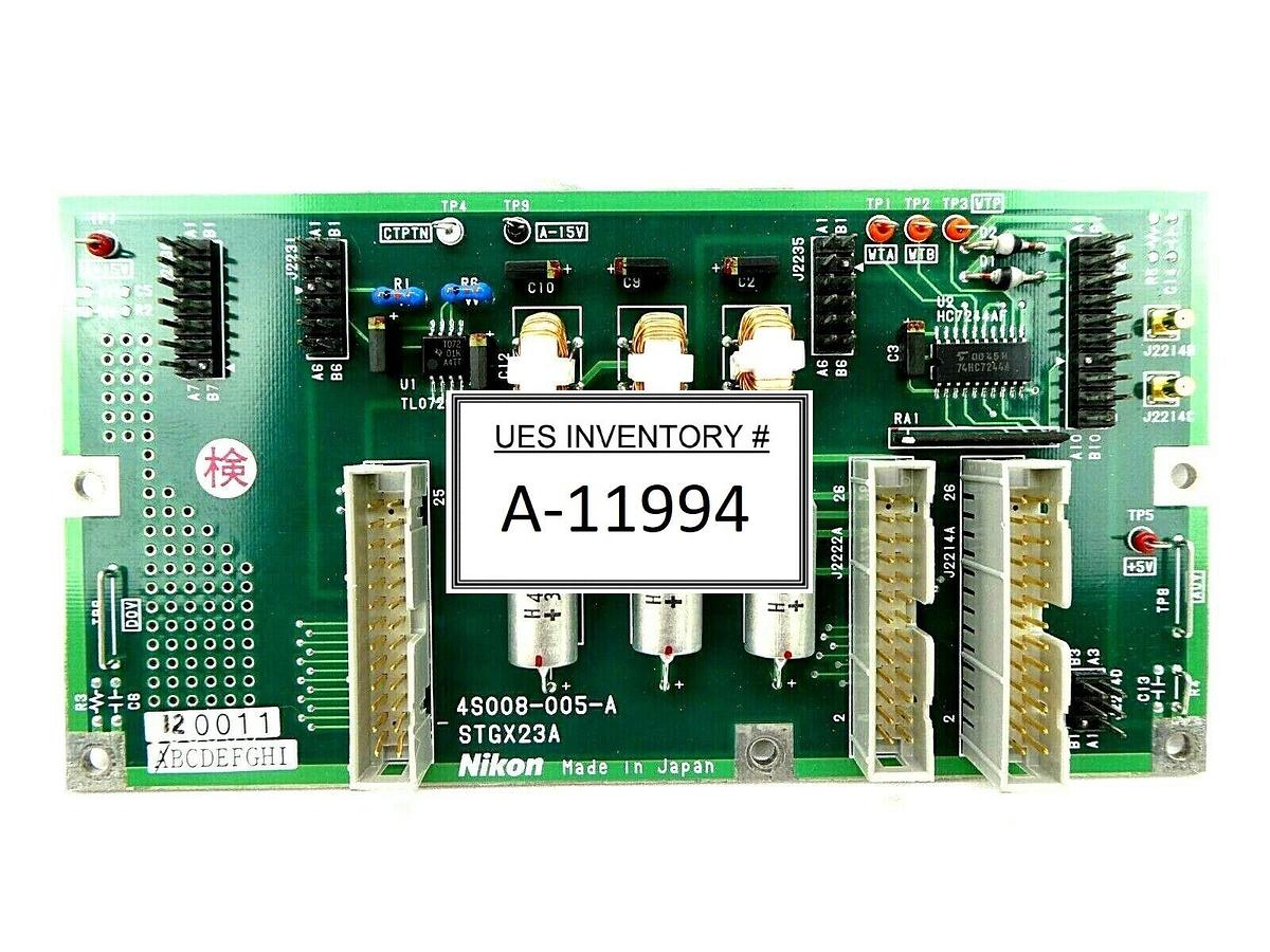 Used Nikon 4S008-005-A Interface Control Board PCB STGX23A NSR-S204B System Working