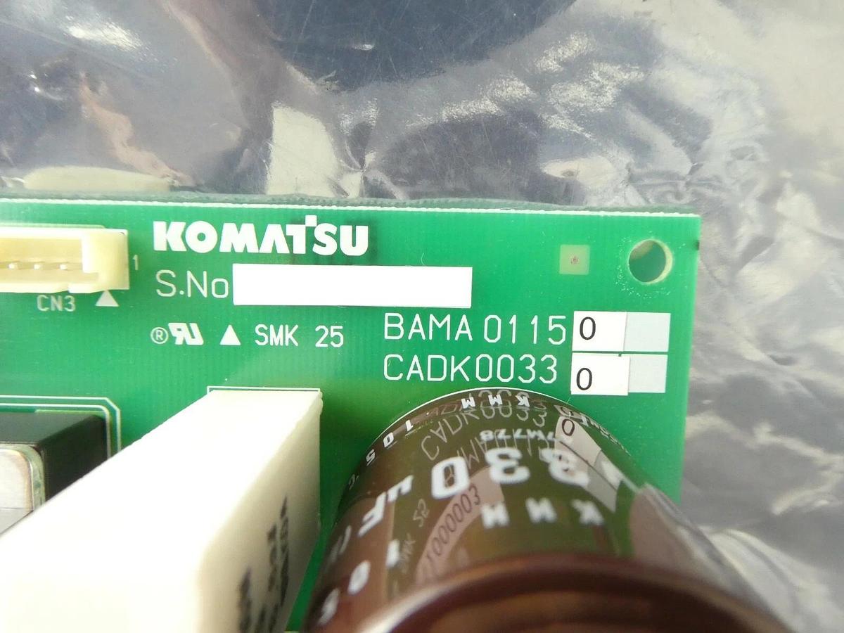 Used Komatsu CADK00330 Power Supply PCB BAMA01150 RCC-300 TEL Lithius Surplus Working