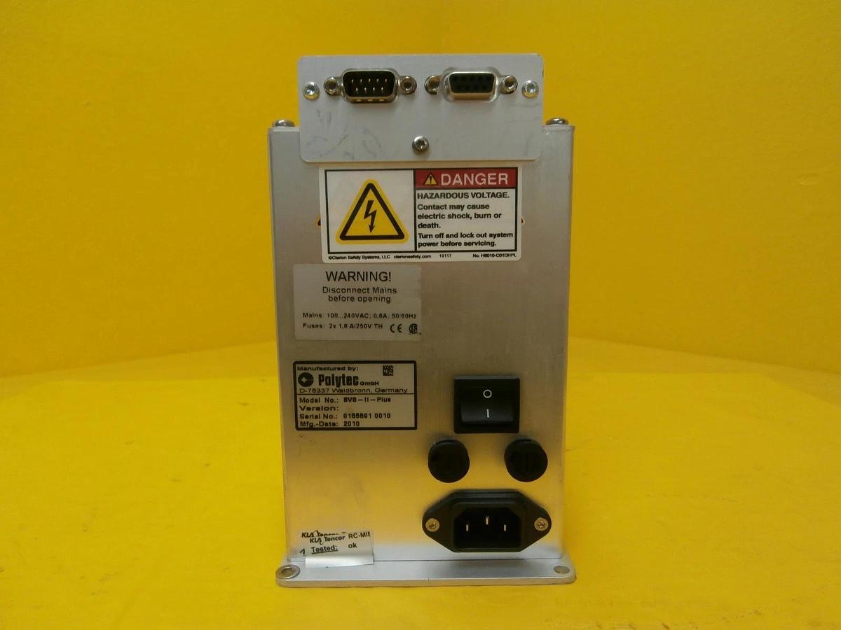 Used Polytec BVS-II-Plus Wontan Flash Stroboscope KLA-Tencor 11301400190000 Used