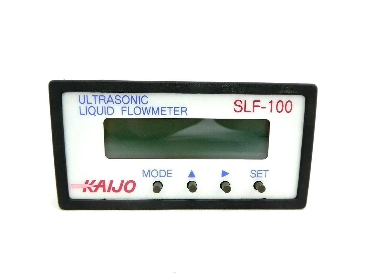 Used Kaijo Sonic SLF-100A SLF-100 Ultrasonic Flowmeter Reseller Lot of 2 Working