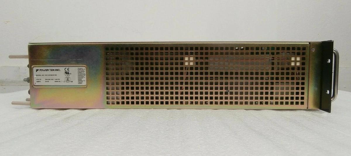 Used Power Ten D3C-21066/20166 DC Dual Output Power Supply D3 Series Tested Working