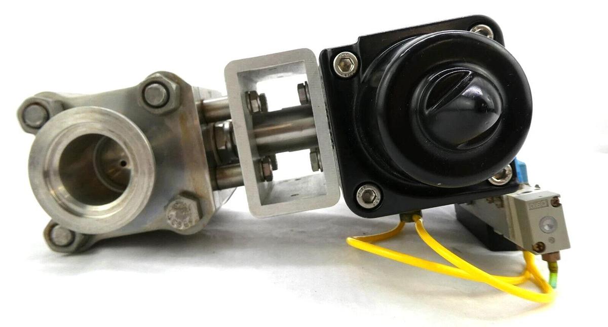 Used MKS Instruments D4150-QF40-AS-H-MKS Ball Valve S102960-133411-01XL Working