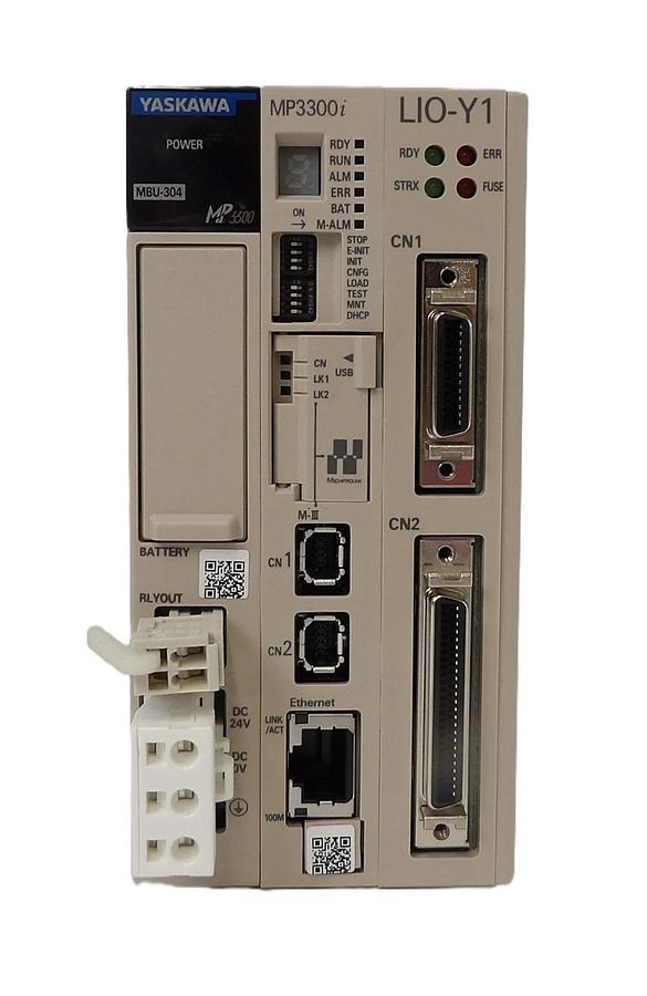 Used Yaskawa Electric PMC-U-MP330S1C000 Controller MP3300i MBU-304 LIO-Y1 Working