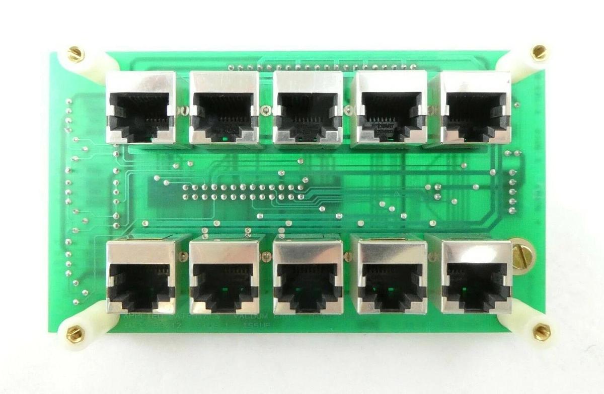 Used AMAT Applied Materials 0100-91104 Vacuum Gauge RJ45 CONN I/F PCB Working Surplus