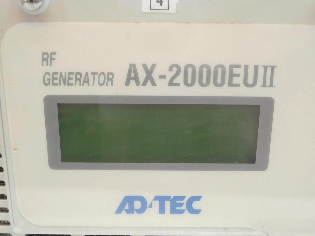 Used ADTEC Plasma Technology AX-2000EUII-N 13.56MHz RF Generator Tested Working