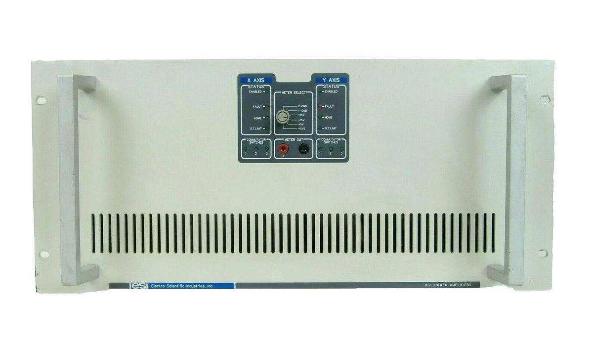 Used ESI 200mm Wafer Stage and Controller Set 60420 ECFM-391101-A 9250 System Working