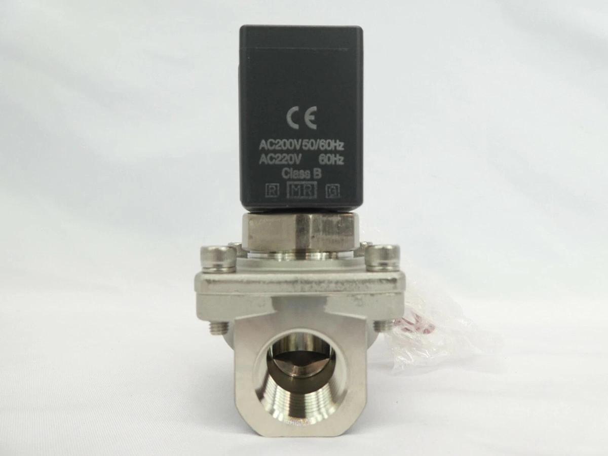 SMC VXZ2240J-04-2CR1 2-Way Media Valve Lot of 2 New Surplus