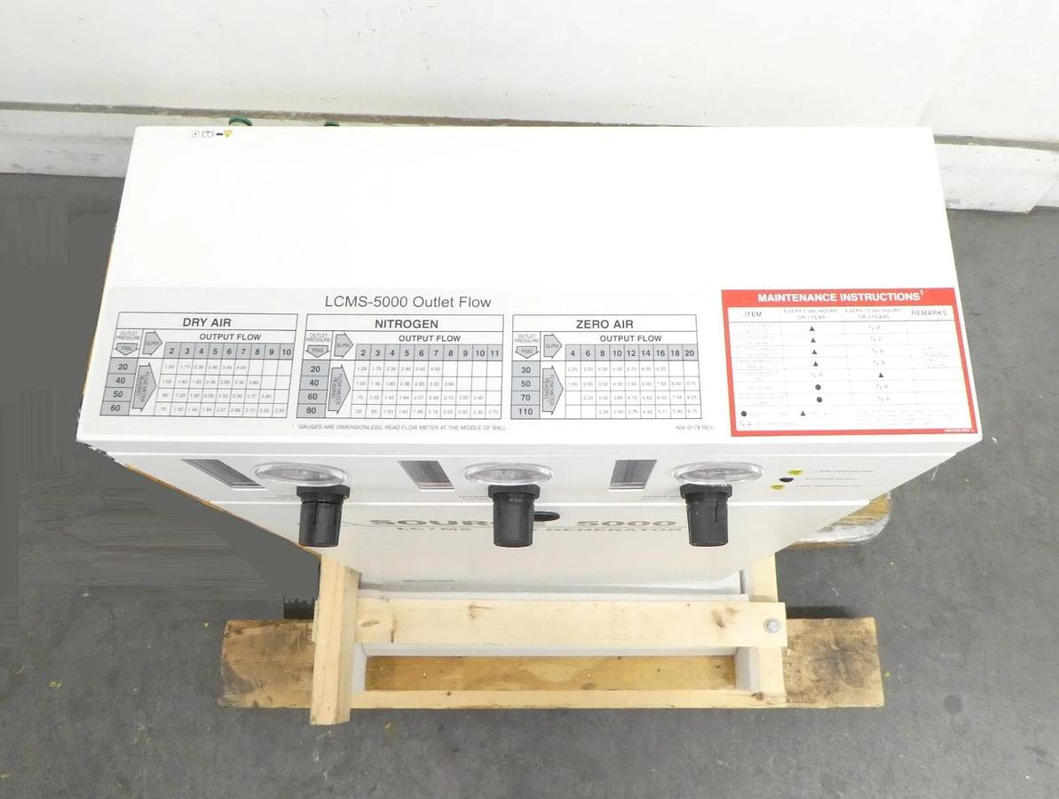 Used Parker Balston LCMS-5001NTNA LC/MS Tri-Gas Generator Source 5000 Spare Surplus