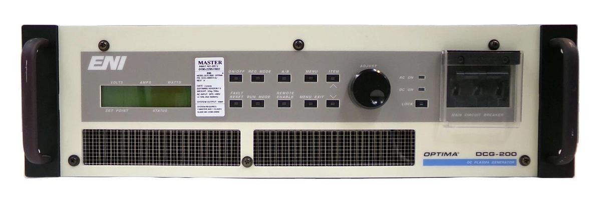 Used DCG-200E Optima ENI DCG-400EH-0J DC Plasma Generator 40kW Master Surplus