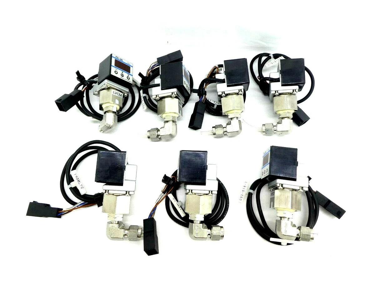Used Copal Electronics PG-35-103R-NG1-129 Pressure Gauge TEL Lithius Lot of 7 Working