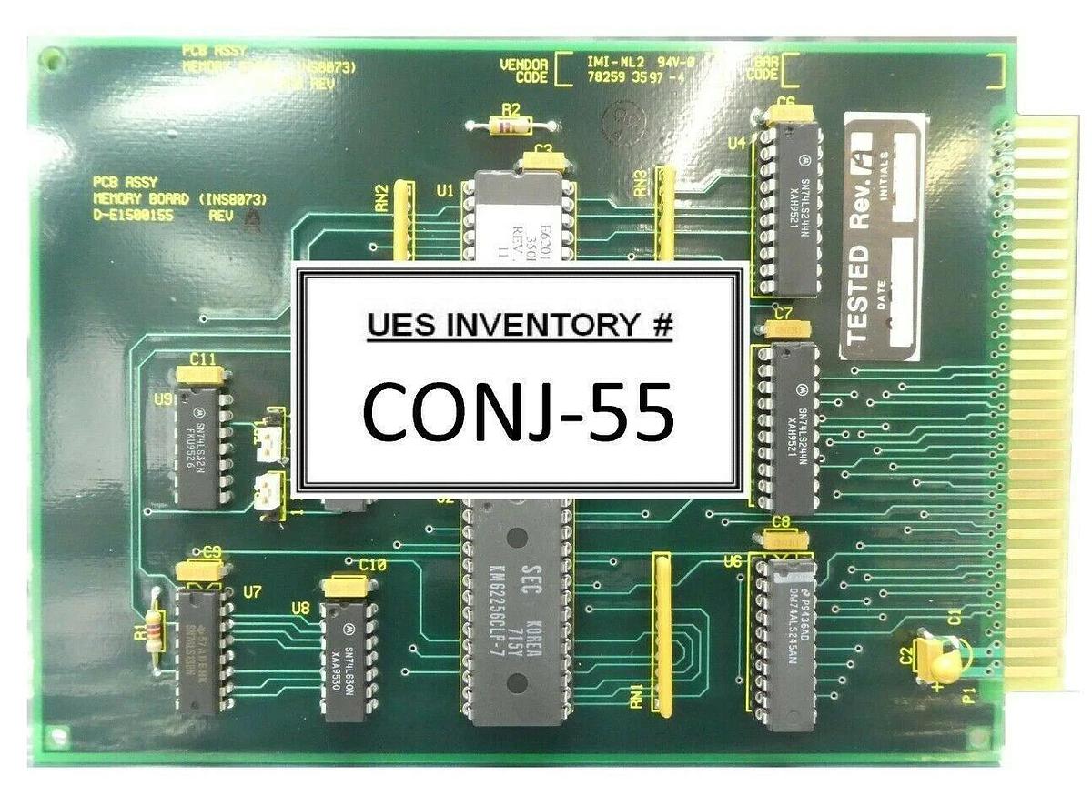 Used Varian Semiconductor VSEA E15001551 Memory Board PCB Card D-E15001550 Working