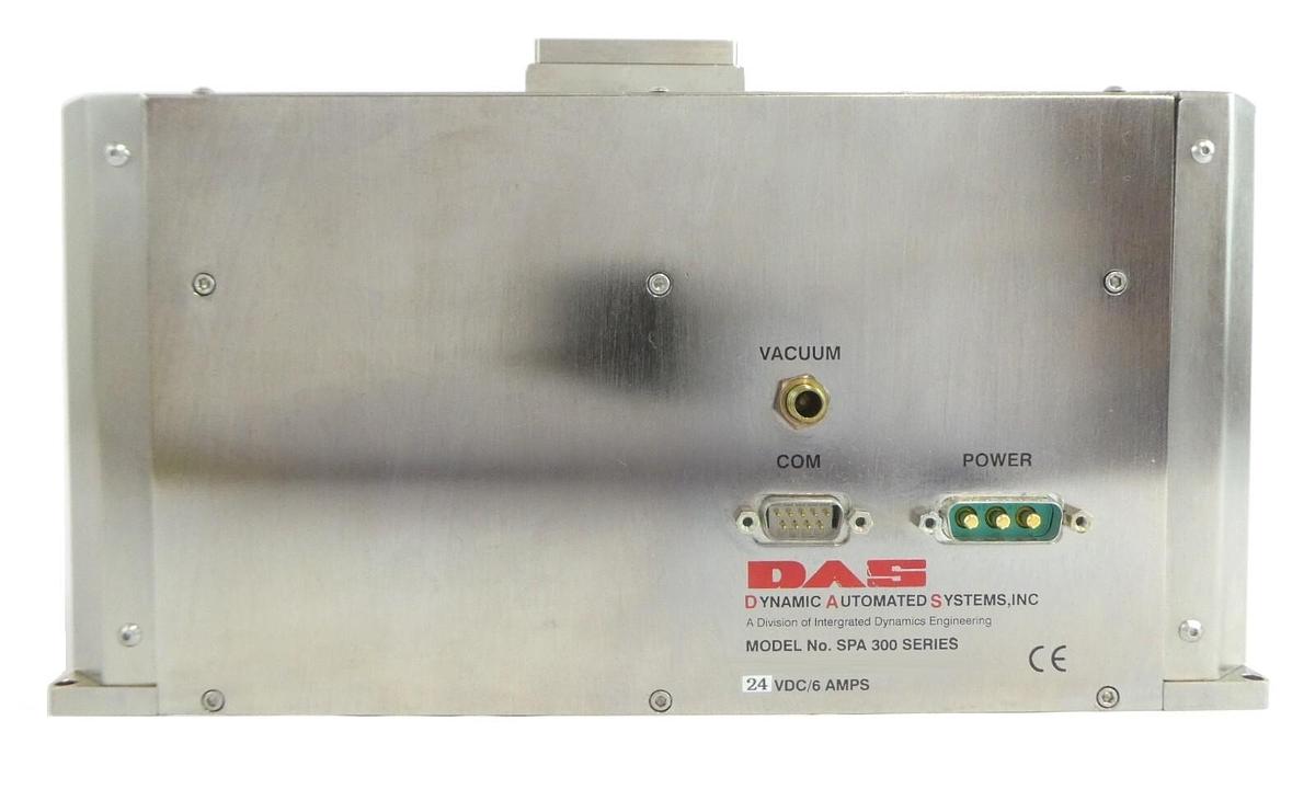 Used DAS Dynamic Automated Systems SPA 300 SERIES Wafer Prealigner Aligner Working