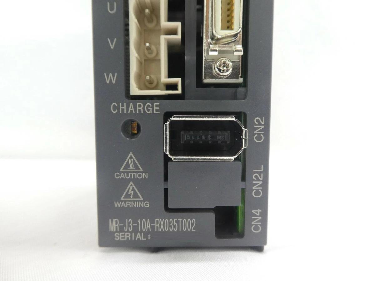 Used Mitsubishi MR-J3-10A-RX035T002 AC Servo Amplifier MELSERVO Working Surplus