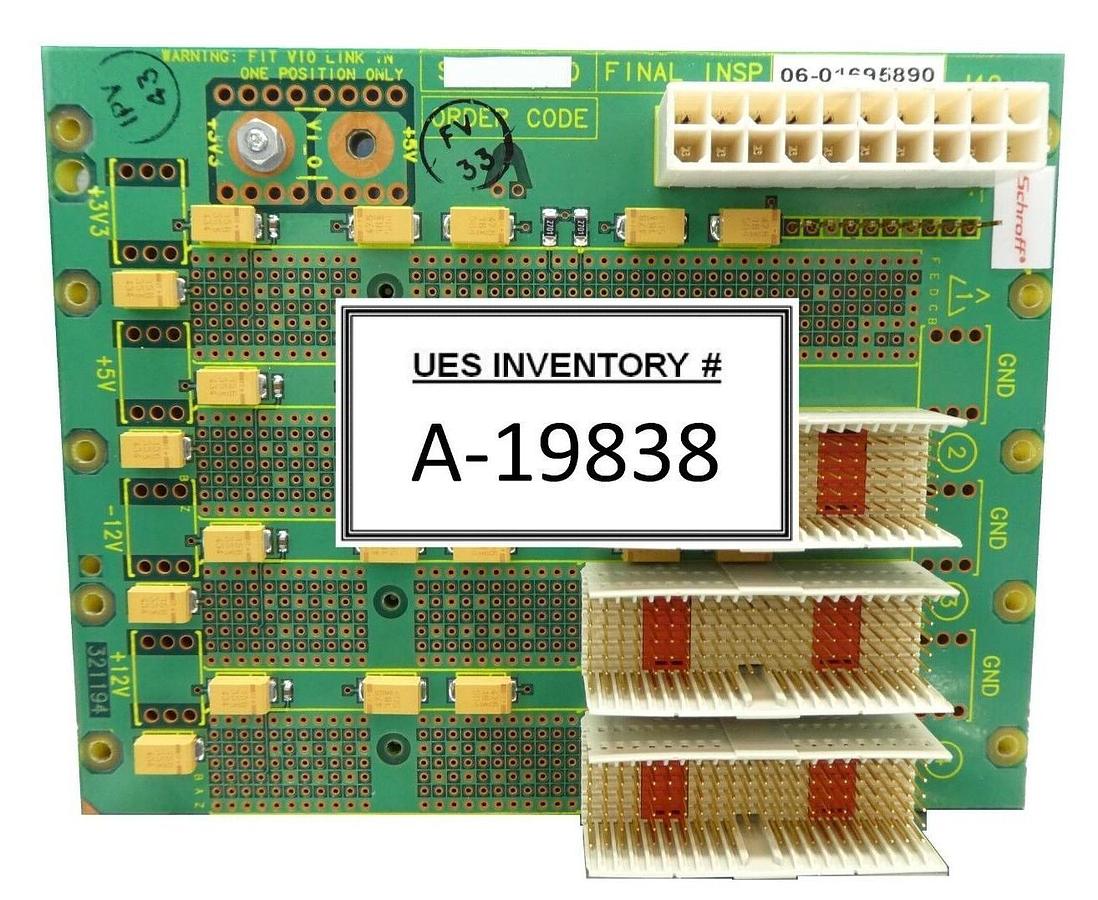 Used Schroff 06-01695890 CompactPCI Backplane PCB 321194 Working Surplus