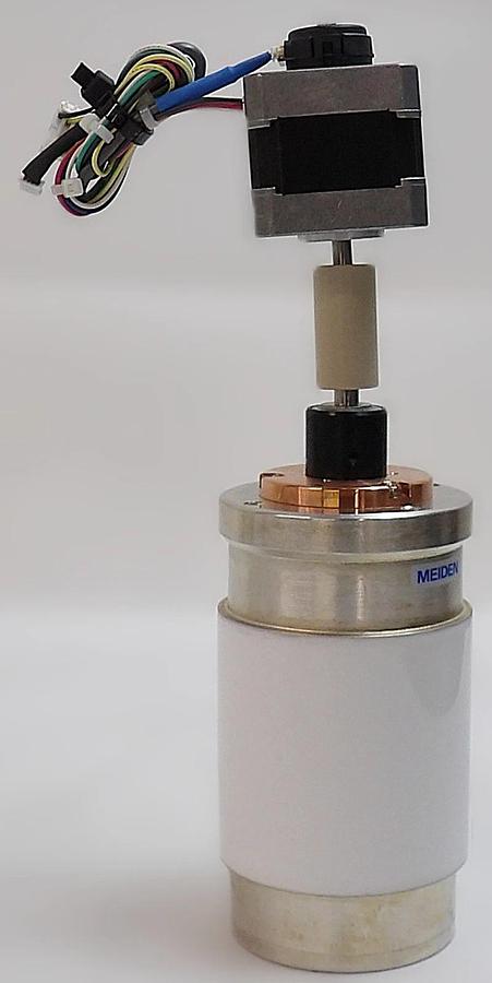 Used Meiden 12100002 Variable Vacuum Capacitor Lot of 2 Working