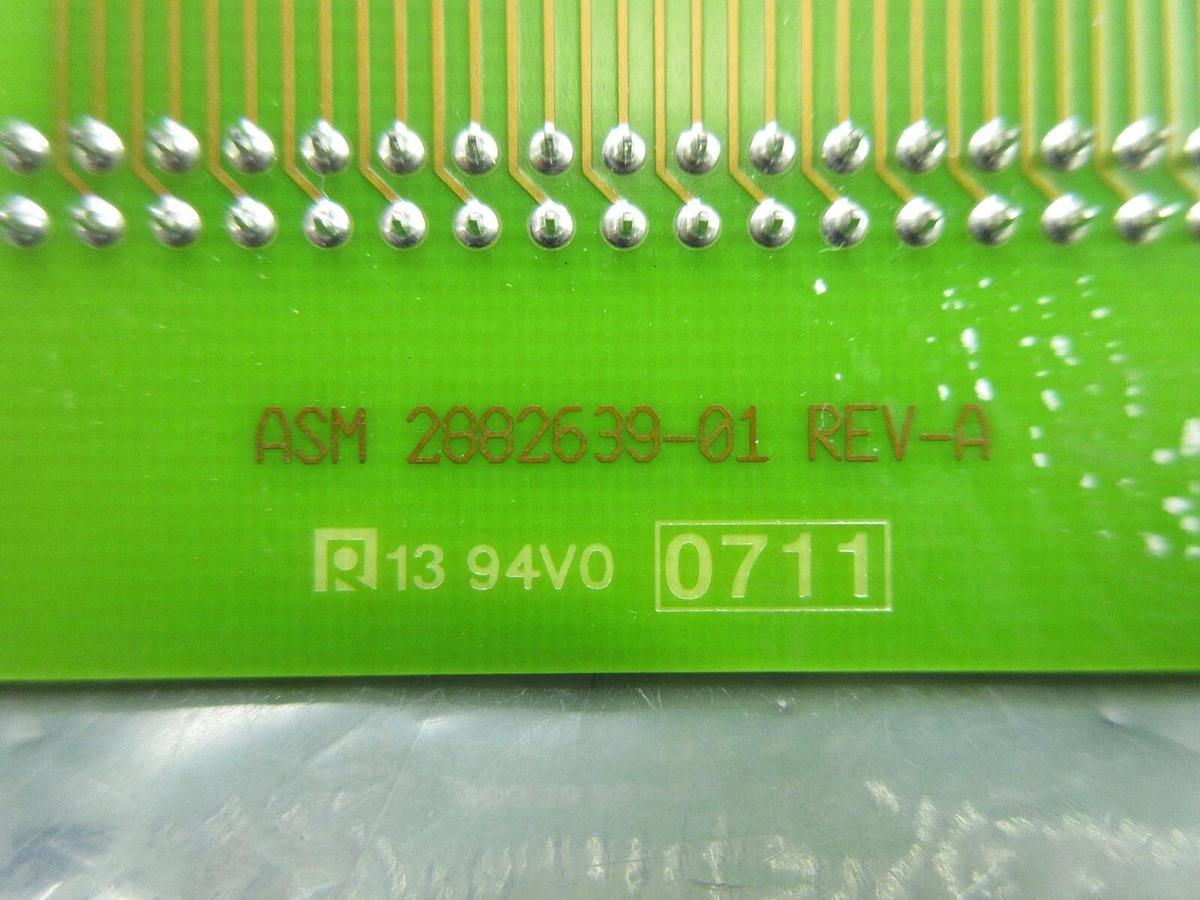 Used ASM Advanced Semiconductor Materials 2882639-21 Backplane Board PCB Rev. A Used
