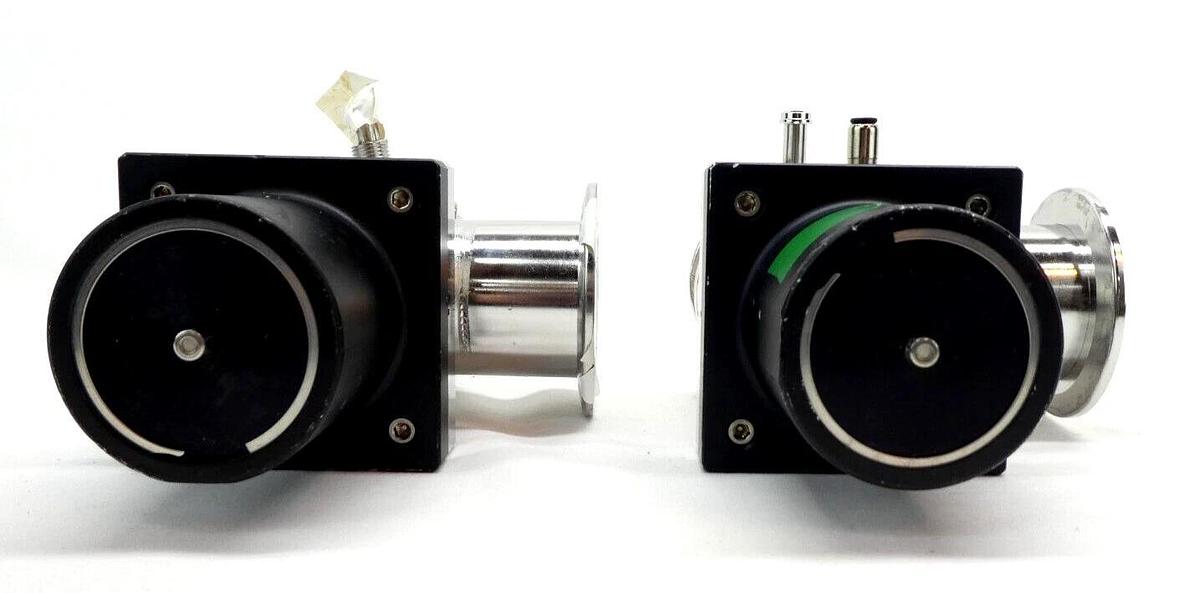 Used Nor-Cal 050531-21 Pneumatic Angle Valve Genesis Reseller Lot of 2 Working Spare